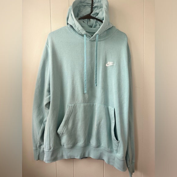 Light Blue Nike Hoodie - Picture 1 of 7